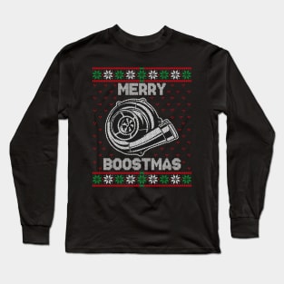 Merry Boostmas- Merry Christmas car tuner Long Sleeve T-Shirt